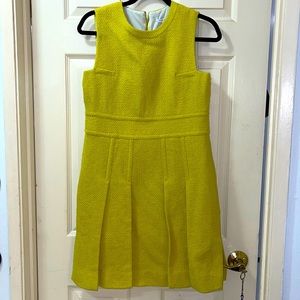 Diane von furstenberg yellow dress size 6